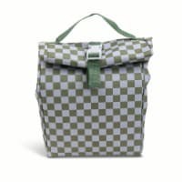 Core Home Manna Buckle Lunch Bag Checkered Green Perspective: Main