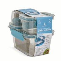 Manna™ Glitter Food Storage Set - Blue Perspective: Main
