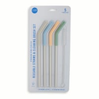 Core Home Reusable Straws & Cleaning Brush Set Perspective: Main