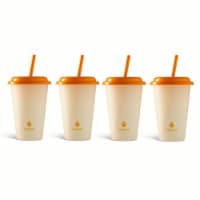 Core Home Kids Color Changing Tumblers With Straws Orange Perspective: Main