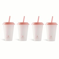Core Home Color Changing Tumblers With Straw Pink Perspective: Main
