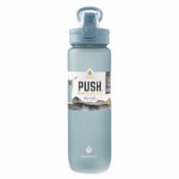 Manna™ Push™ Pastic Bottle Blue Perspective: Main