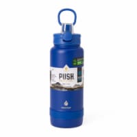 Manna™ Push™ Bottle Blue Leaves Perspective: Main