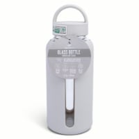 Manna™ Glass Water Bottle - Grey Perspective: Main