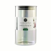 Core Kitchen Stainless Steel & Glass Iridescent Storage Jar Perspective: Main