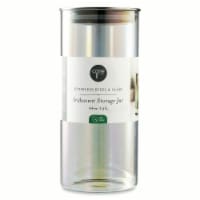 Core Kitchen Stainless Steel & Glass Iridescent Storage Jar Perspective: Main