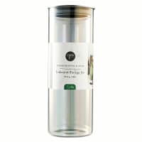 Core Kitchen Stainless Steel & Glass Iridescent Storage Jar Perspective: Main