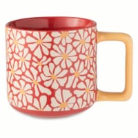 Core Home™ Square Handle Mug - Retro Floral Perspective: Main