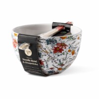 Core Kitchen Floral Noodle Bowl & Chopsticks Perspective: Main