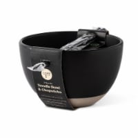 Core Kitchen Black Noodle Bowl & Chopsticks Perspective: Main
