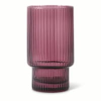 Core Home Ribbed Cooler Glass - Purple Perspective: Main