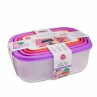 Core Plastic Food Storage Rectangle Bowl Set 14 Piece Perspective: Main