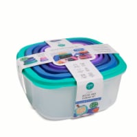 Core Plastic Food Storage Square Bowl Set 14 Piece Perspective: Main
