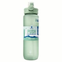 Manna™ Push Bottle Plastic- Green Perspective: Main