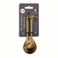 Core Home™ 4 Piece Gold Measuring Spoon Set Perspective: Main