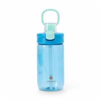 Manna™ Plastic Push Bottle - Blue Perspective: Main