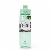 Manna™ Push™ Lightweight Plastic Water Bottle - Green Perspective: Main
