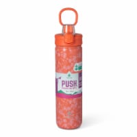 Manna™ Push™ Stainless Steel Bottle - Coral Perspective: Main