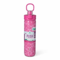 Manna™ Push™ Stainless Steel Bottle - Pink Perspective: Main