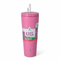 Manna™ Axel™ Stainless Steel Tumbler With Straw - Pink Perspective: Main