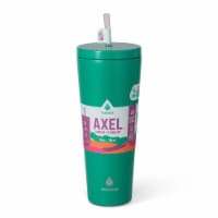 Manna™ Axel™ Stainless Steel Tumbler With Straw - Green Perspective: Main