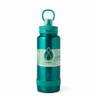 Manna™ Push Bottle - Metallic Teal Perspective: Main