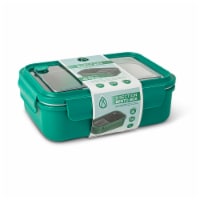 Manna™ 3-Section Bento Box - Teal Perspective: Main