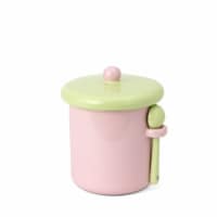 Core Ceramic Jar with Spoon - Pink Perspective: Main