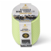 Manna™ Studded Wine Tumbler - Light Green Perspective: Main