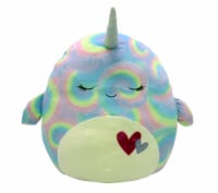 Squishmallows Valentine's Day Narwhal Plush