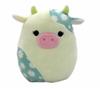 8" Teal & Cream Cow Easter Squishmallow Perspective: Main