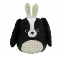 8" Cream/Black Dog with Easter Bunny Ears Squishmallow Perspective: Main