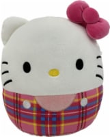 Pink Plaid Hello Kitty Plush Toy