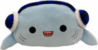 Squishmallows 18" Christmas Stackable Blue Shark with Earmuffs Plush Toy