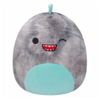Grey T-rex With Teal Belly Plush Toy