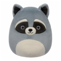 Squishmallows Raccoon w/Corduroy Belly Plush Toy - Gray/White