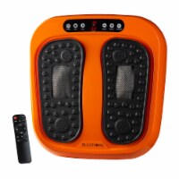 Foot Massager Vibrating Platform Rotating Acupressure for Feet Legs, Orange