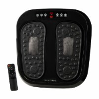 Foot Massager Vibrating Platform Rotating Acupressure for Feet Legs, Black