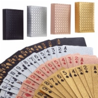 4 Pack Play Cards Waterproof Durable Scratch Resistant Poker Bridge Size