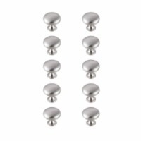 Cadon 1.2  Diameter Brushed Nickel Mushroom Knob Multipack (Set Of 10)