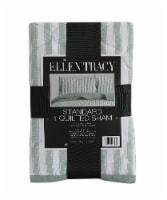 Ellen Tracy Stripe Single Standard Quilted Sham