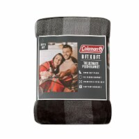 Coleman Buffalo Plaid Check Blanket - Gray Perspective: Main