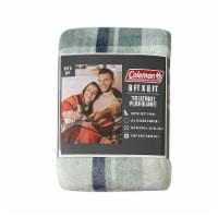 Coleman Ultimate Plush Blanket - Cape Plaid Blue Perspective: Main