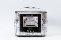 Ellen Tracy Polyester Bedding Comforter Set King - 4 pack Grey Floral Perspective: Main