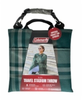 Coleman® Stadium Throw Blanket - Green Plaid Perspective: Main