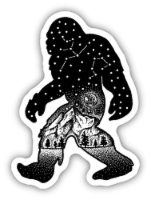 Stickers Northwest Vinyl Sticker - Sasquatch Constellation