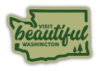 Beautiful Washington State Sticker Perspective: Main