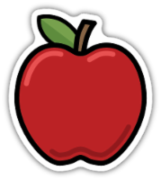 Stickers Northwest Solo Apple Sticker Perspective: Main