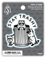 Stickers Northwest Stay Trashy Raccoons Sticker Perspective: Main