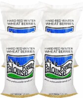 Palouse Brand Hard Red Winter Wheat Berries Bundle, 100 LBS (4 - 25 LB Bags)